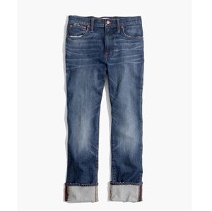 Madewell High Rise Slim Boyjean